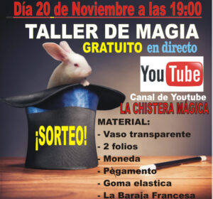 Lee más sobre el artículo Taller de magia gratuito el 20 de noviembre